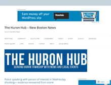 Tablet Screenshot of huronhub.com